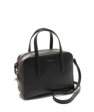 COCCINELLE SWAP Hammered leather satchel bag - Women’s Bags