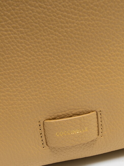 VOILE Mini backpack in hammered leather fresh beige - Women&rsquo;s Bags