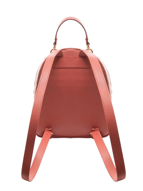 ALPHA Hammered leather backpack with pocket pot - Women&rsquo;s Bags