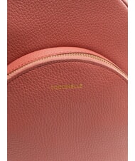 COCCINELLE ALPHA Hammered leather backpack with pocket pot - Women&rsquo;s Bags - 5