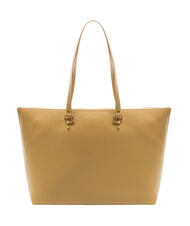 COCCINELLE ALPHA Hammered leather shopping bag fresh beige - Women’s Bags - 4