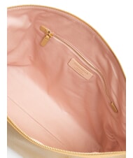 COCCINELLE ALPHA Hammered leather shopping bag fresh beige - Women’s Bags - 5