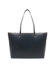 COCCINELLE ALPHA Hammered leather shopping bag midnight blue - Women’s Bags - 4