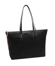 COCCINELLE ALPHA Hammered leather shopping bag - Women’s Bags