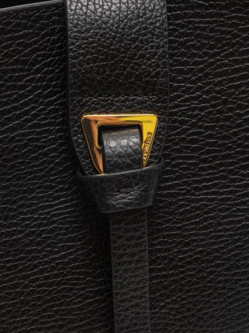 ALBA Hammered Leather Tote Bag Black - Women’s Bags