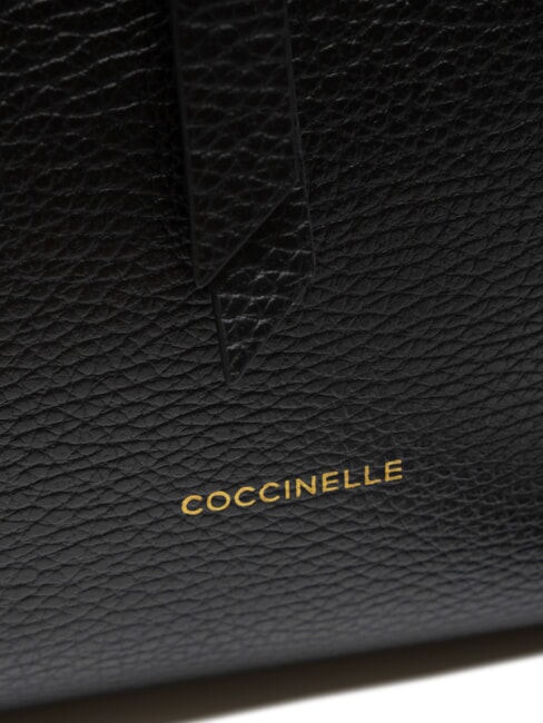 ALBA Hammered Leather Tote Bag Black - Women’s Bags