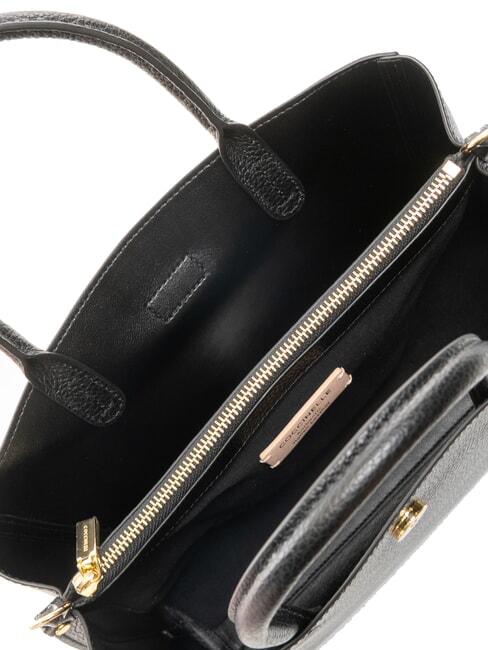 ALBA Hammered Leather Tote Bag Black - Women’s Bags