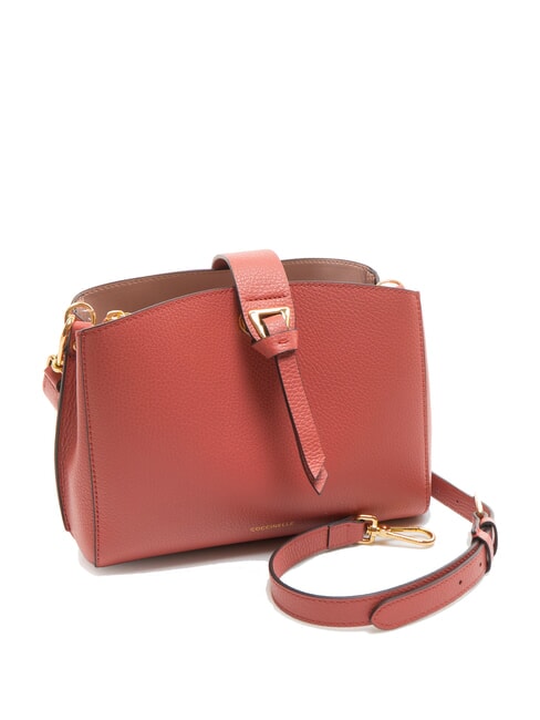 ALBA Hammered leather shoulder bag pot - Women’s Bags