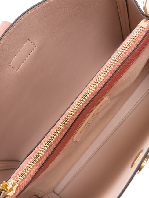 ALBA Hammered leather shoulder bag pot - Women’s Bags