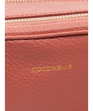 COCCINELLE ALPHA Hammered leather camera case bag pot - Women’s Bags - 3