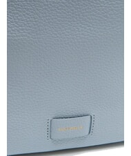 COCCINELLE VOILE Mini backpack in hammered leather mist blue - Women’s Bags - 3