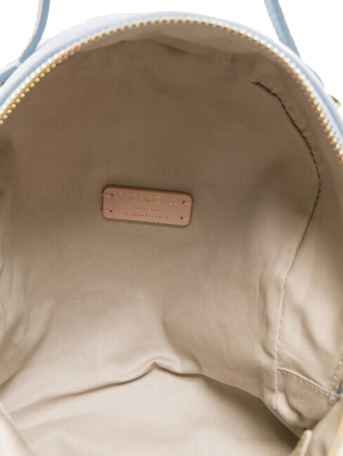 VOILE Mini backpack in hammered leather mist blue - Women’s Bags