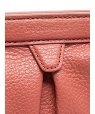 COCCINELLE DILETTA SOFT Hammered leather clutch bag pot - Women’s Bags - 3