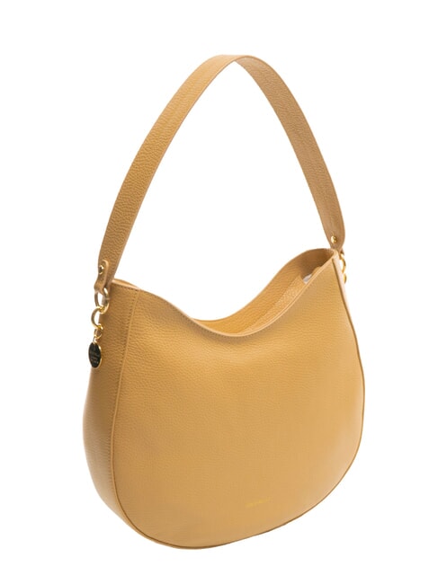 ALPHA Hammered leather shoulder bag fresh beige - Women&rsquo;s Bags
