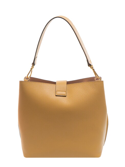 ALBA Hammered leather shoulder bag fresh beige - Women’s Bags