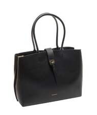 COCCINELLE ALBA Hammered leather shoulder bag - Women’s Bags