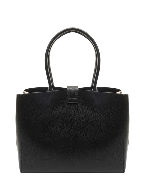 ALBA Hammered leather shoulder bag Black - Women’s Bags