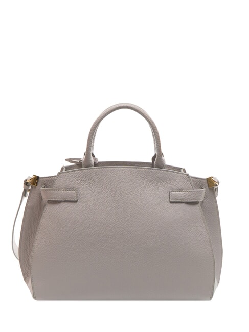 KLICHE Leather bag with shoulder strap light grey - Women’s Bags