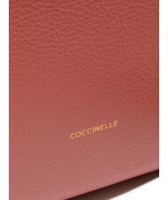 COCCINELLE KLICHE Leather bag with shoulder strap pot - Women’s Bags - 3