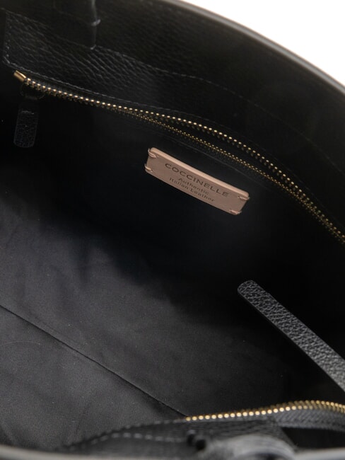 KLICHE Hammered leather handbag Black - Women’s Bags