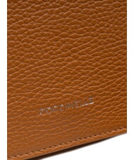 COCCINELLE ARIES Hammered leather shoulder bag CUIR - Women’s Bags - 3