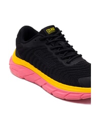 COLMAR URBANTRAIL COLORS Sneakers black-bright pink/bright yellow - Unisex shoes - 4