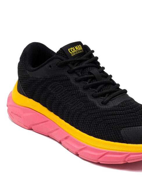 URBANTRAIL COLORS Sneakers black-bright pink/bright yellow - Unisex shoes