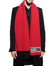 MOSCHINO LOGO Ribbed scarf - Scarves