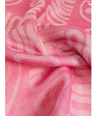 MOSCHINO LOGO ALL OVER Stole rose - Scarves - 3
