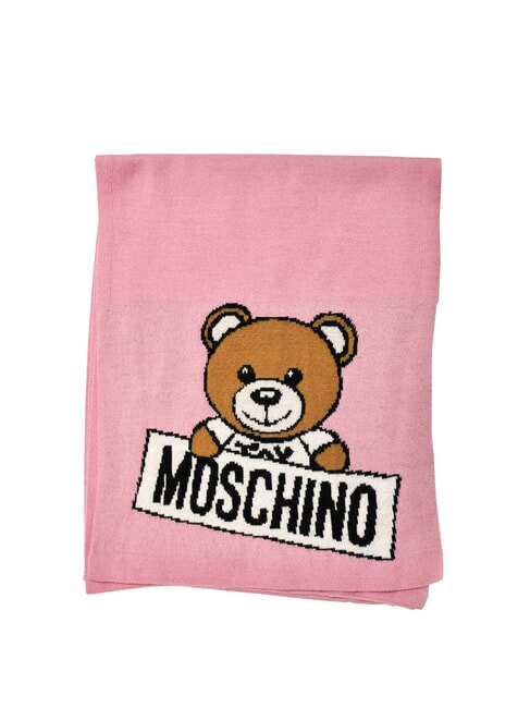 TEDDY LOGO Wool Blend Scarf rose - Scarves