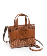 ARMANI EXCHANGE LOGO ALL OVER Small bag with shoulder strap - Women’s Bags