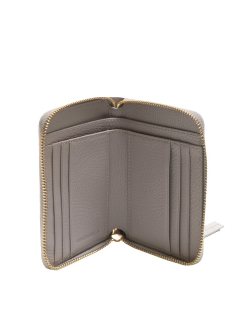 VOILE Medium zip around leather wallet light grey - Women&rsquo;s Wallets