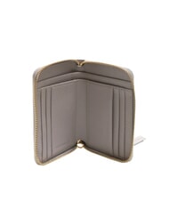 COCCINELLE VOILE Medium zip around leather wallet light grey - Women&rsquo;s Wallets - 2