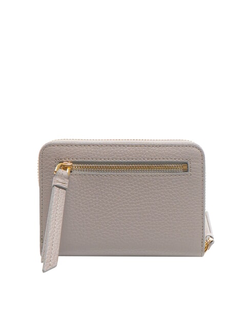 VOILE Medium zip around leather wallet light grey - Women&rsquo;s Wallets