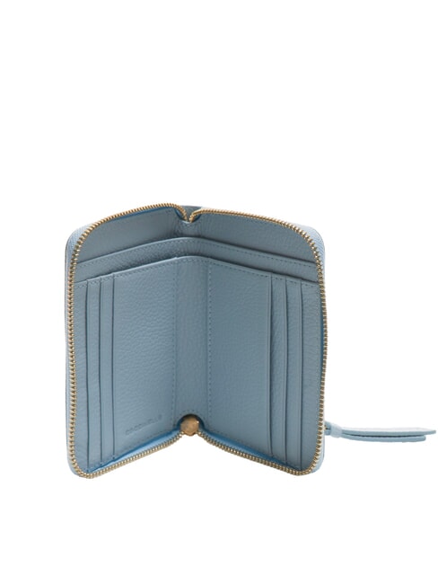 VOILE Medium zip around leather wallet mist blue - Women’s Wallets