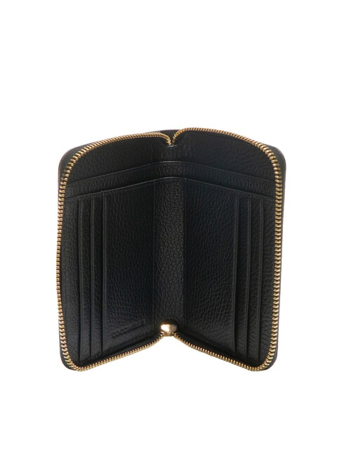 VOILE Medium zip around leather wallet Black - Women’s Wallets