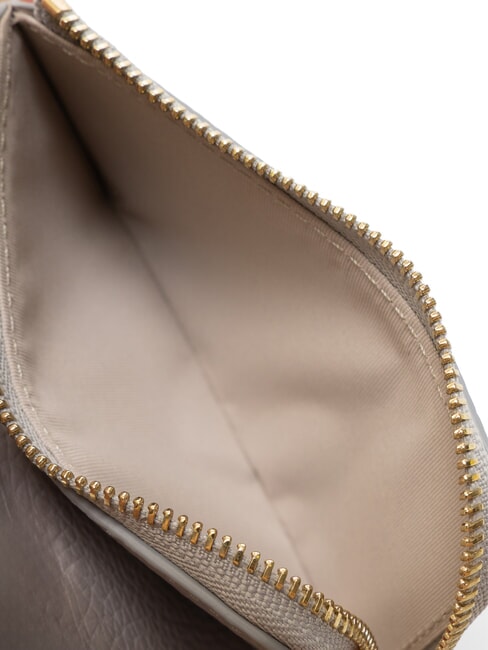 VOILE Medium hammered leather wallet light grey - Women’s Wallets