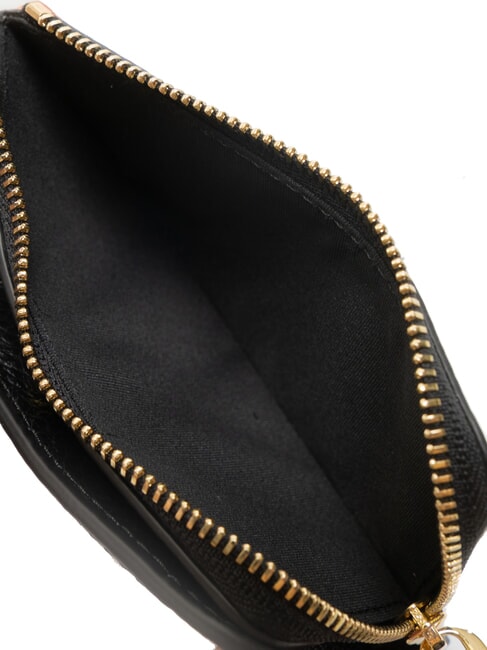 VOILE Medium hammered leather wallet Black - Women’s Wallets