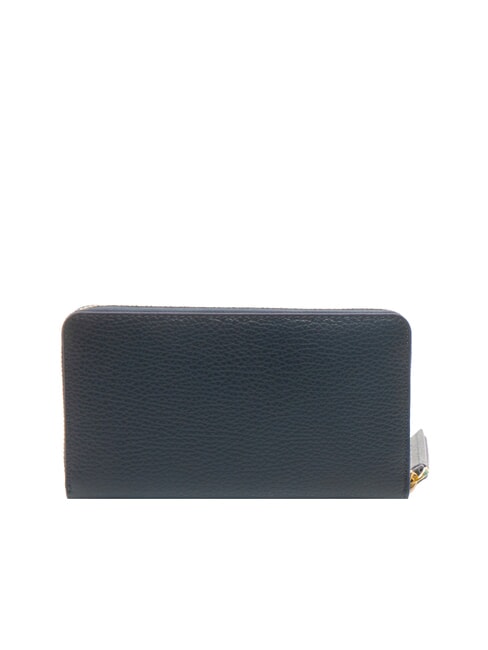 VOILE Large leather zip around wallet midnight blue - Women’s Wallets