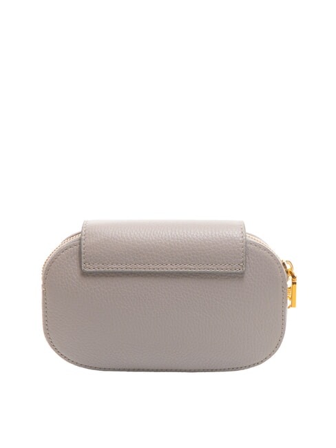FAINT Hammered leather mini bag light grey - Women’s Bags