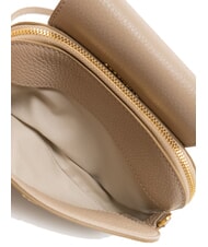 COCCINELLE FAINT Hammered leather mini bag powder pink - Women’s Bags - 5