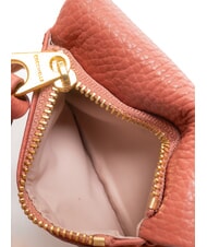 COCCINELLE SOFTY Hammered leather card holder pot - Women’s Wallets - 4