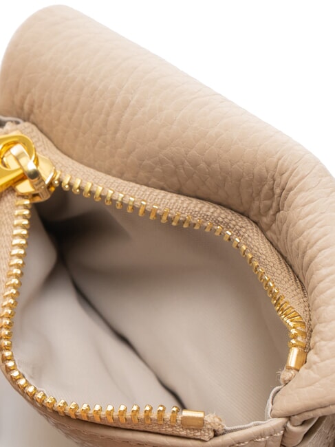 SOFTY Hammered leather card holder powder pink - Women’s Wallets