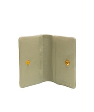 COCCINELLE SOFTY Hammered leather card holder - Women’s Wallets