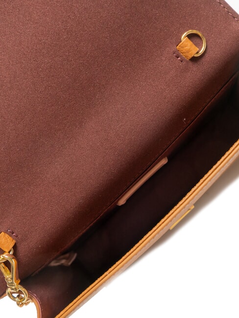 TULIP Hammered leather shoulder bag CUIR - Women’s Bags