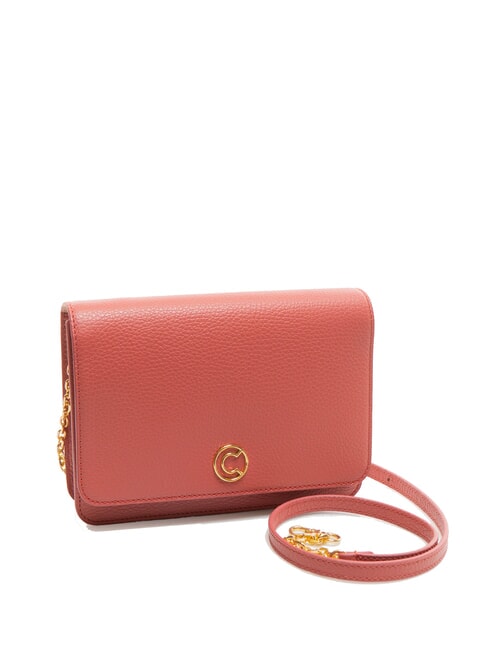 TULIP Hammered leather shoulder bag pot - Women’s Bags