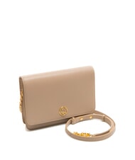 COCCINELLE TULIP Hammered leather shoulder bag - Women’s Bags