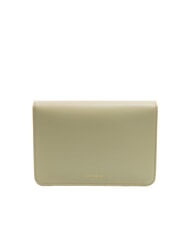 COCCINELLE TULIP Hammered leather shoulder bag celadon green - Women’s Bags - 4