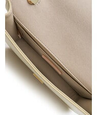 COCCINELLE TULIP Hammered leather shoulder bag celadon green - Women’s Bags - 5