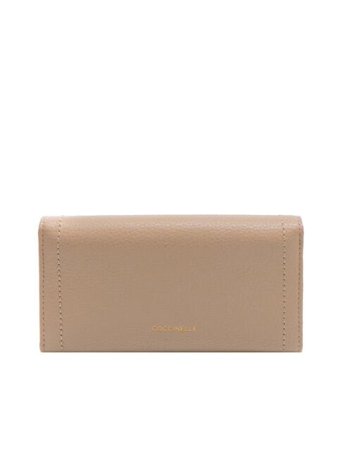 TALEA Hammered leather continental wallet powder pink - Women&rsquo;s Wallets